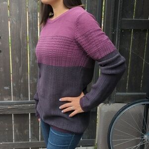 prAna Women's Mallorey Sweater, Deep Plum, Size L